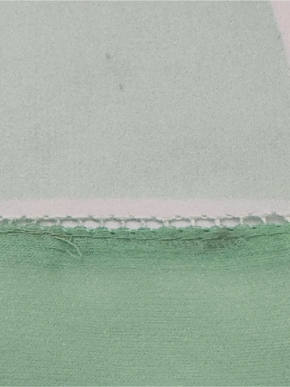 Vintage CHANEL 100% Silk Scarf Mint Green Logo CC Letter Print Made in Italy